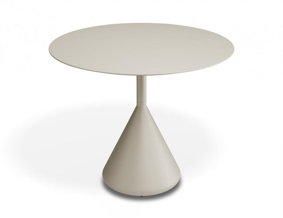 Kora Cafe Table 90cm Dia - Outdoor - Latte