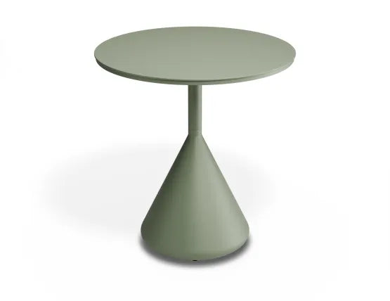 Kora Cafe Table 71cm Dia - Outdoor - Eucalyptus Green, Aluminium
