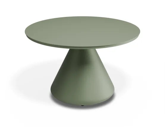 Kora Coffee Table 71cm Dia - Outdoor - Eucalyptus Green, Aluminium