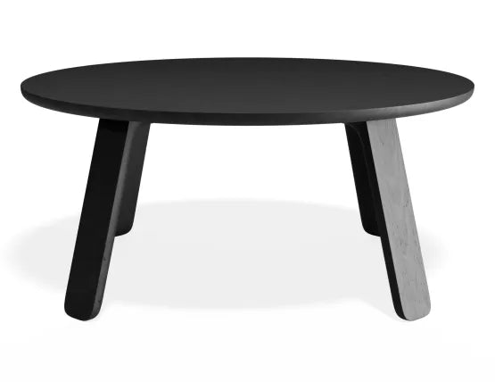 Mateo Coffee Table - Round - Black Ash - 90cm