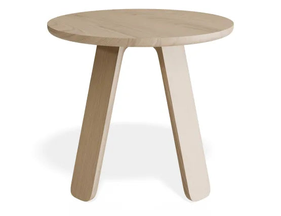 Mateo Side Table - Round - Natural Ash - 50cm