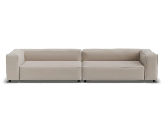 Nolia Modular Sofa - 4 Seater - Beige, 104cm W