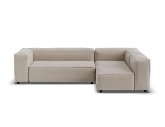 Nolia Modular Sofa - 3 Seater with Return - Beige - 3 Seater with Left Return, 104cm W