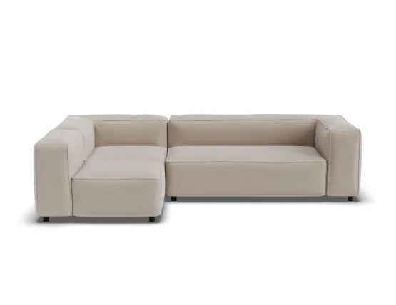 Nolia Modular Sofa - 3 Seater with Return - Beige - 3 Seater with Right Return, 104cm W