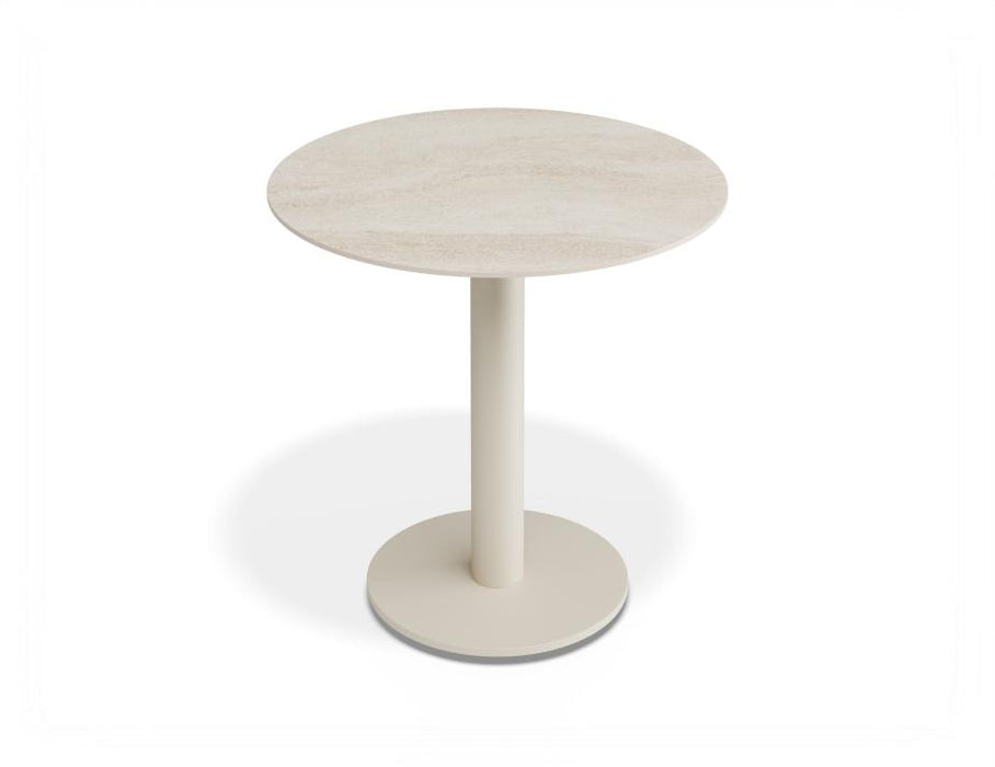 Loma Side Table Latte - Outdoor - Dune Ceramic Top