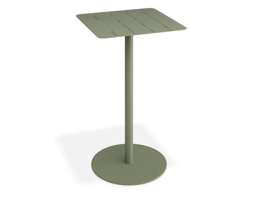 Roku High Bar Table - Outdoor - Eucalyptus Green - 75 x 75cm Table Top