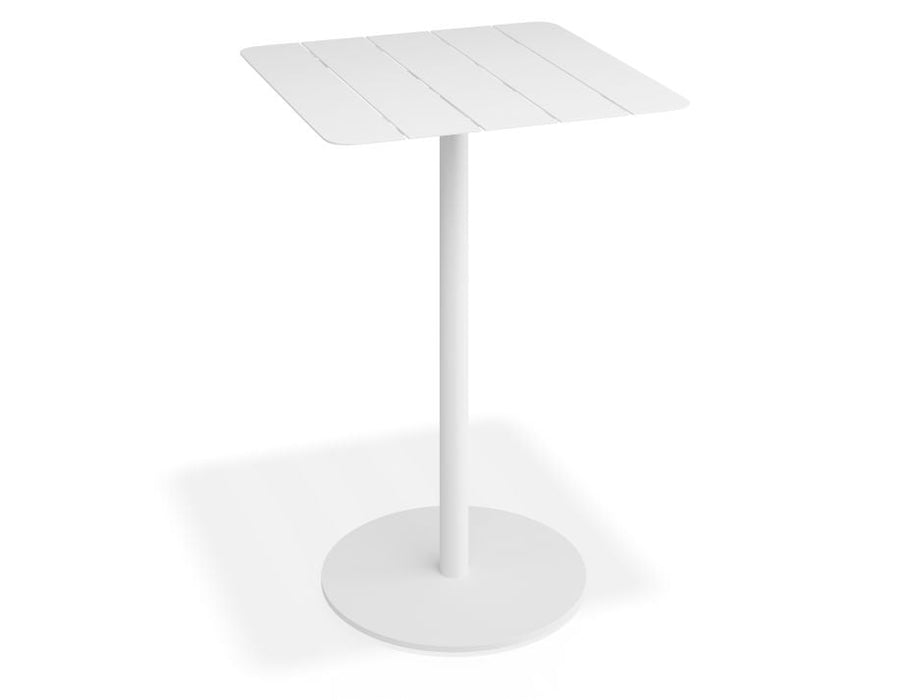 Roku High Bar Table - Outdoor - White - 75 x 75cm Table Top