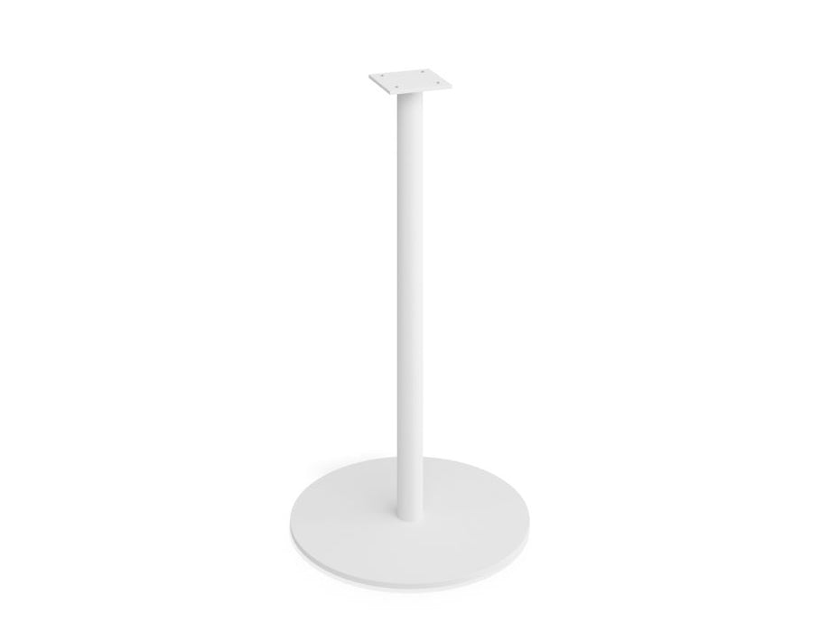 Roku Bar Table Base and Pole 110cm White