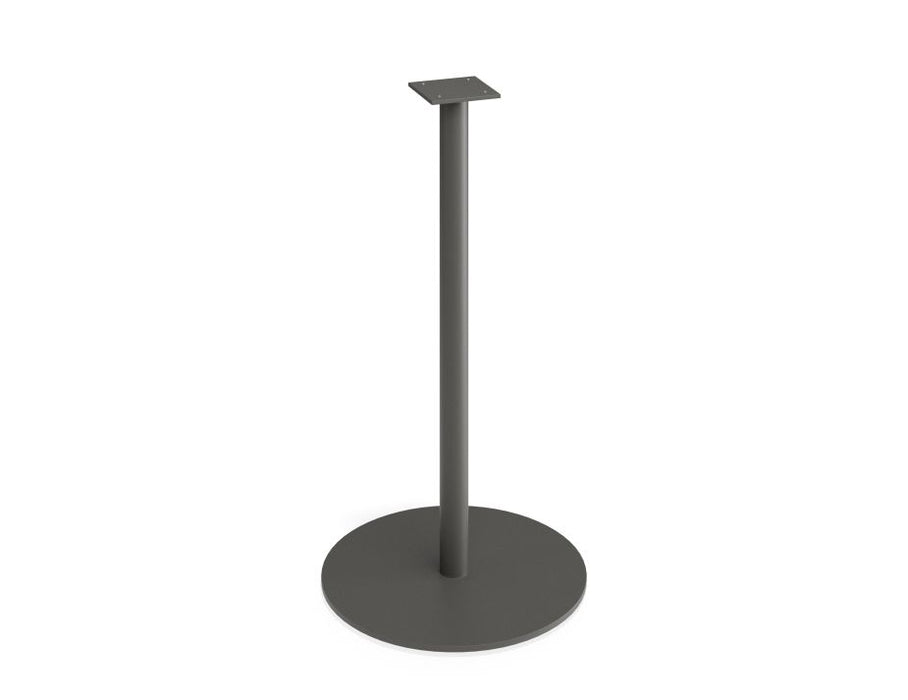 Roku Bar Table Base and Pole 110cm Charcoal