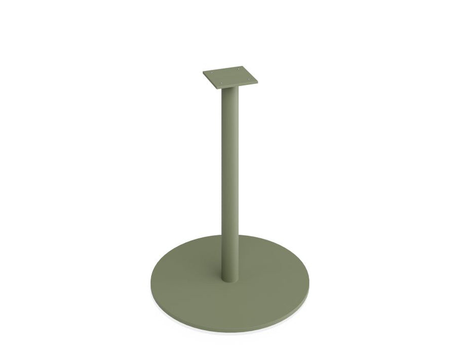 Roku Cafe Table Base and Pole 71cm Eucalyptus Green - 50cm Base