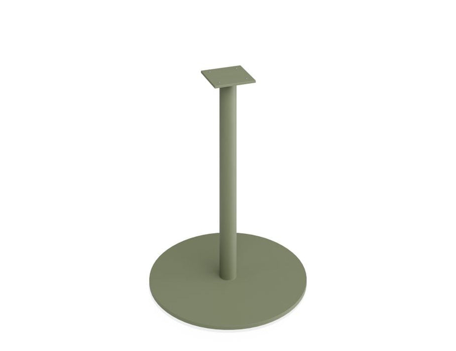 Roku Cafe Table Base and Pole 71cm Eucalyptus Green - 55cm Base