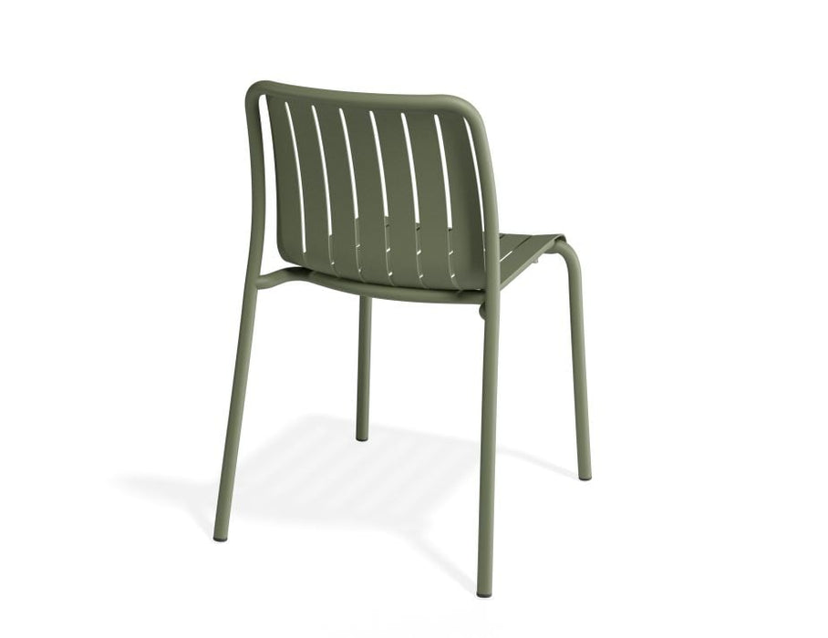 Roku Dining Chair - Outdoor - Eucalyptus Green - Chair with Green Cushion