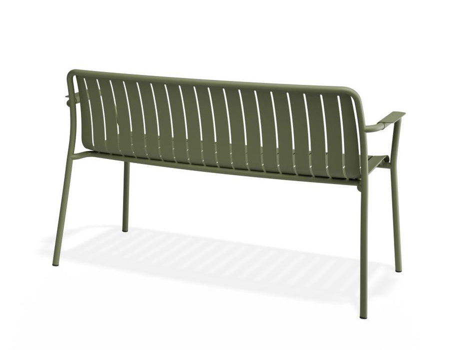 Roku Garden Bench 125cm - Outdoor - Eucalyptus Green - Chair Only
