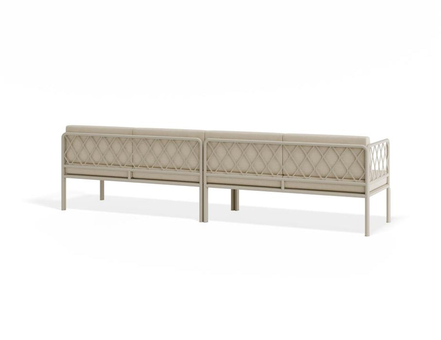 Seville 4 Seater Sofa - Latte - Outdoor