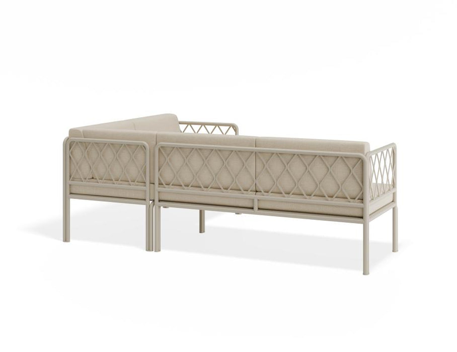 Seville Config B Corner Sofa - Latte - Outdoor