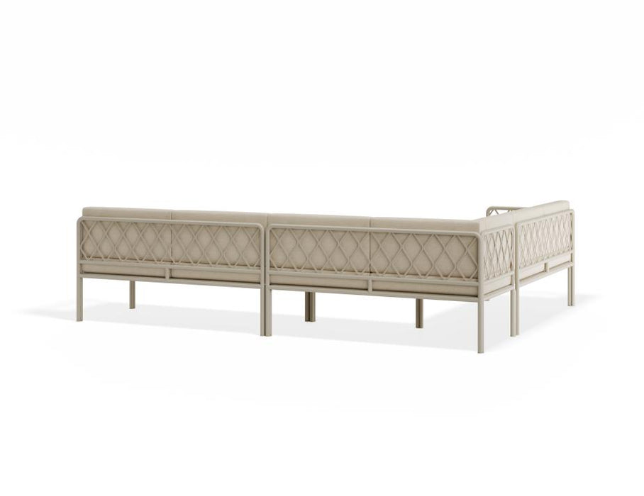 Seville Config C Corner Sofa - Latte - Outdoor