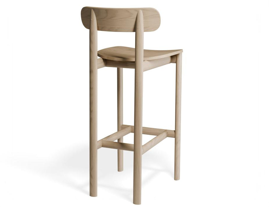 Zara Stool - Natural - 75cm Seat Heigh (High Bar)