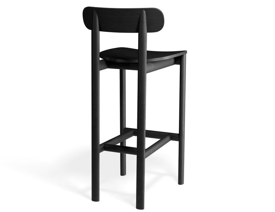 Zara Stool - Black - 66cm Seat Height (Kitchen Bench height)