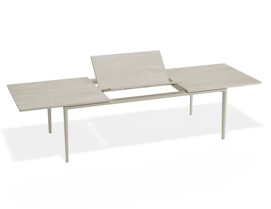 Arken Table - Outdoor - Extendable - Latte - Dune Ceramic Top, 320cm W