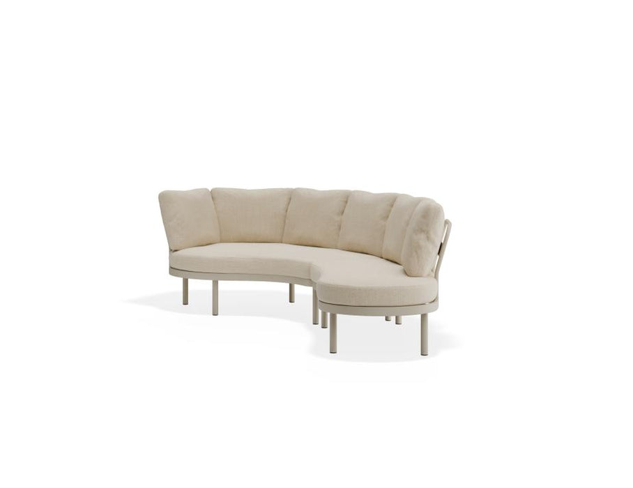 Aluna Sofa Right End Open - Latte - Outdoor