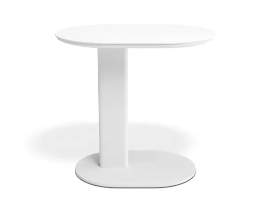 Deck Side Table - Outdoor - White, Aluminium, 52cm W