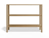 Nordica Small Bookshelf - 2 Tier - Solid Oak