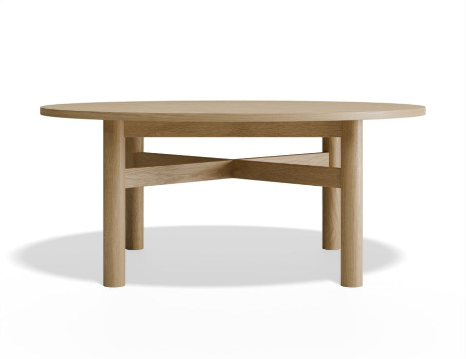 Nordica Coffee Table - Round - 96Dia - Solid Oak