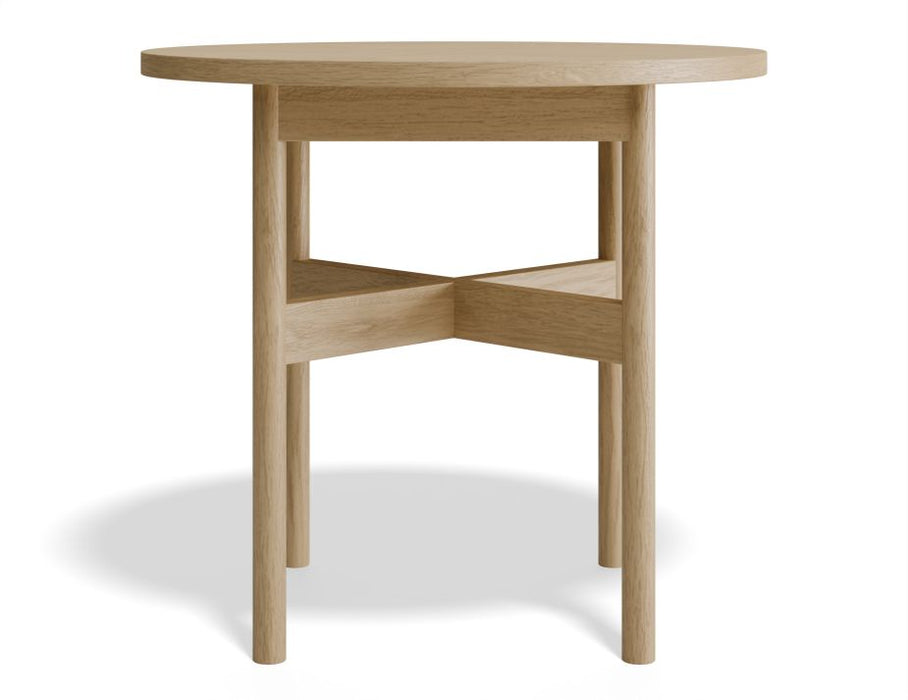 Nordica Side Table - Round - 50Dia - Solid Oak