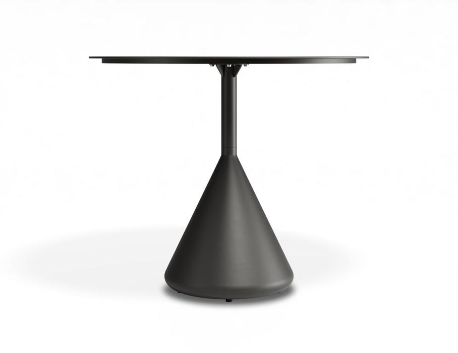 Kora Cafe Table 90cm Dia - Outdoor - Charcoal