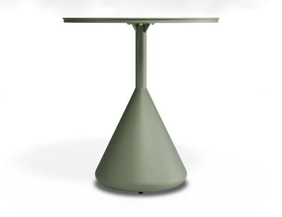 Kora Cafe Table 71cm Dia - Outdoor - Eucalyptus Green, Aluminium