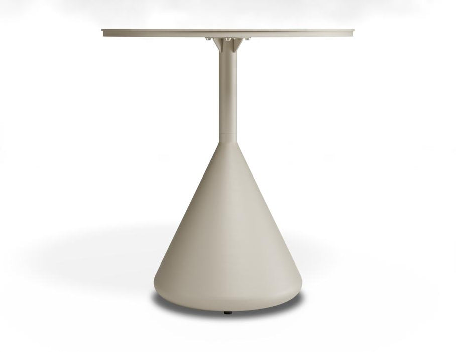Kora Cafe Table 71cm Dia - Outdoor - Latte