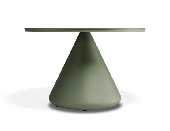 Kora Coffee Table 71cm Dia - Outdoor - Eucalyptus Green, Aluminium