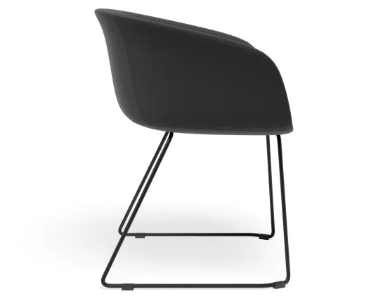 Lonsdale Armchair - Sled - Dark Grey Fabric