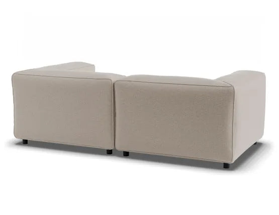 Nolia Modular Sofa - 2 Seater - Beige, 104cm W