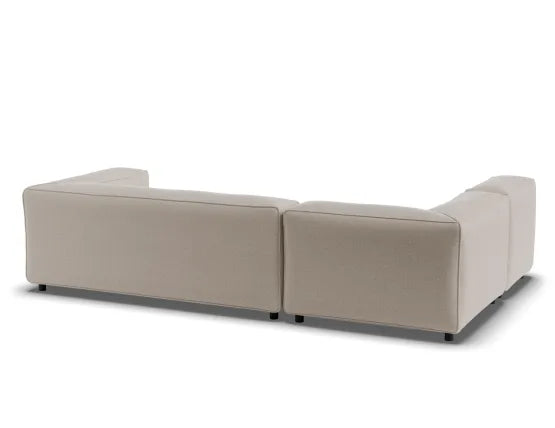 Nolia Modular Sofa - 3 Seater with Return - Beige - 3 Seater with Left Return, 104cm W