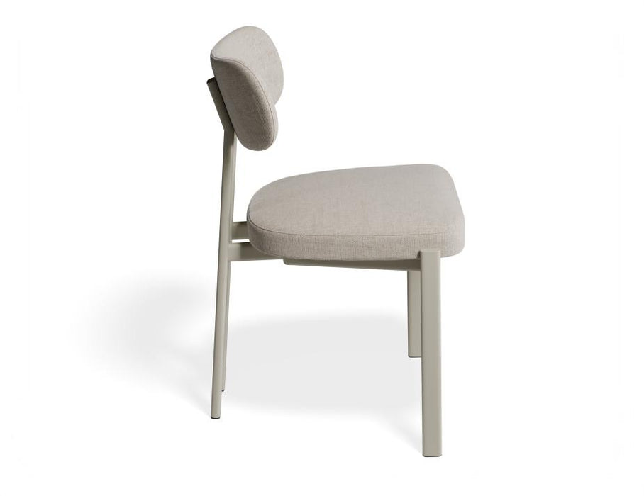 Nova Dining Chair - Dove Legs - Shell Fabric