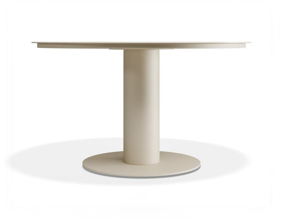 Loma LOW Dining Table Latte 120cm - Outdoor - Dune Ceramic Top