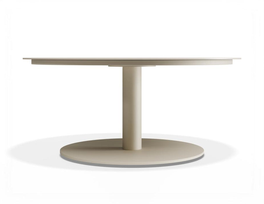 Loma Coffee Table Latte 90cm - Outdoor - Dune Ceramic Top