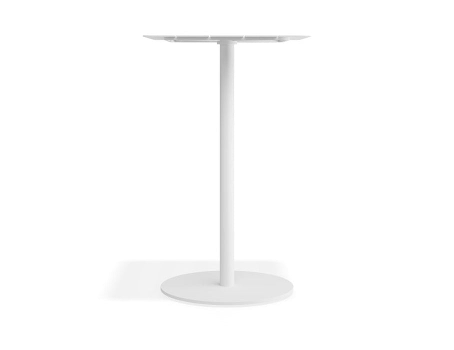 Roku High Bar Table - Outdoor - White - 75 x 75cm Table Top