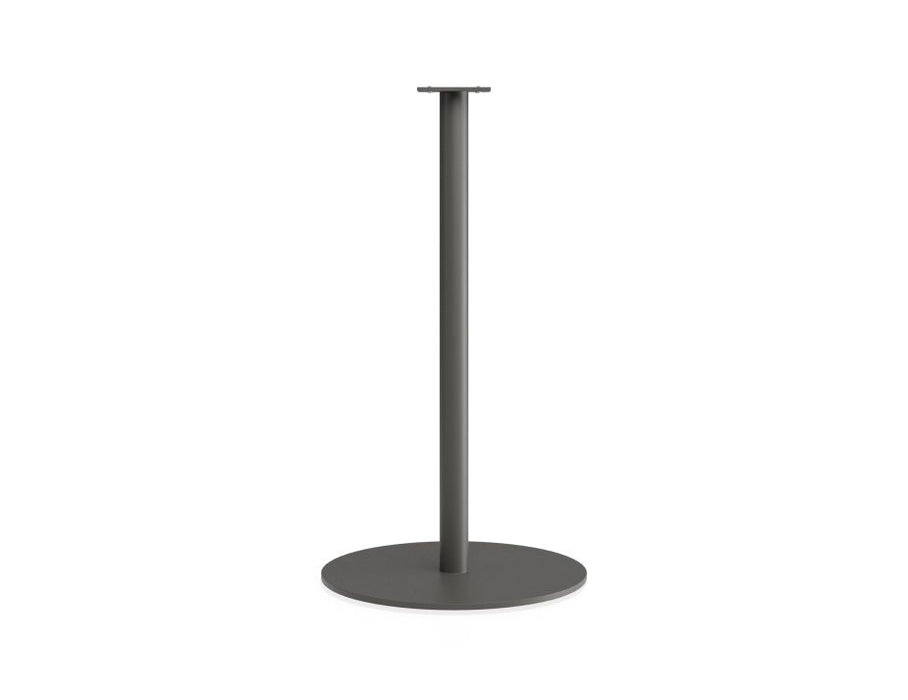 Roku Bar Table Base and Pole 110cm Charcoal