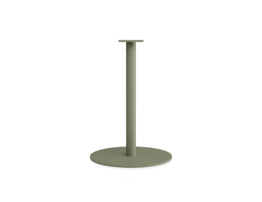 Roku Cafe Table Base and Pole 71cm Eucalyptus Green - 50cm Base