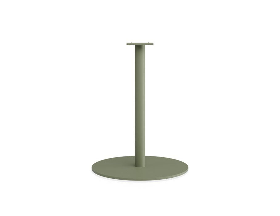 Roku Cafe Table Base and Pole 71cm Eucalyptus Green - 55cm Base