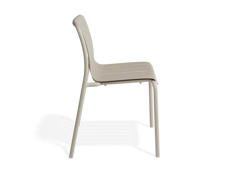 Roku Dining Chair - Outdoor - Latte - Chair with Husk Cushion