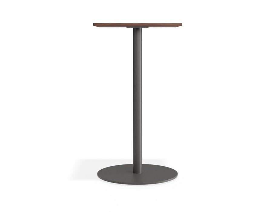Roku Spotted Gum High Bar Table - Outdoor - Charcoal - 85 x 85 Top