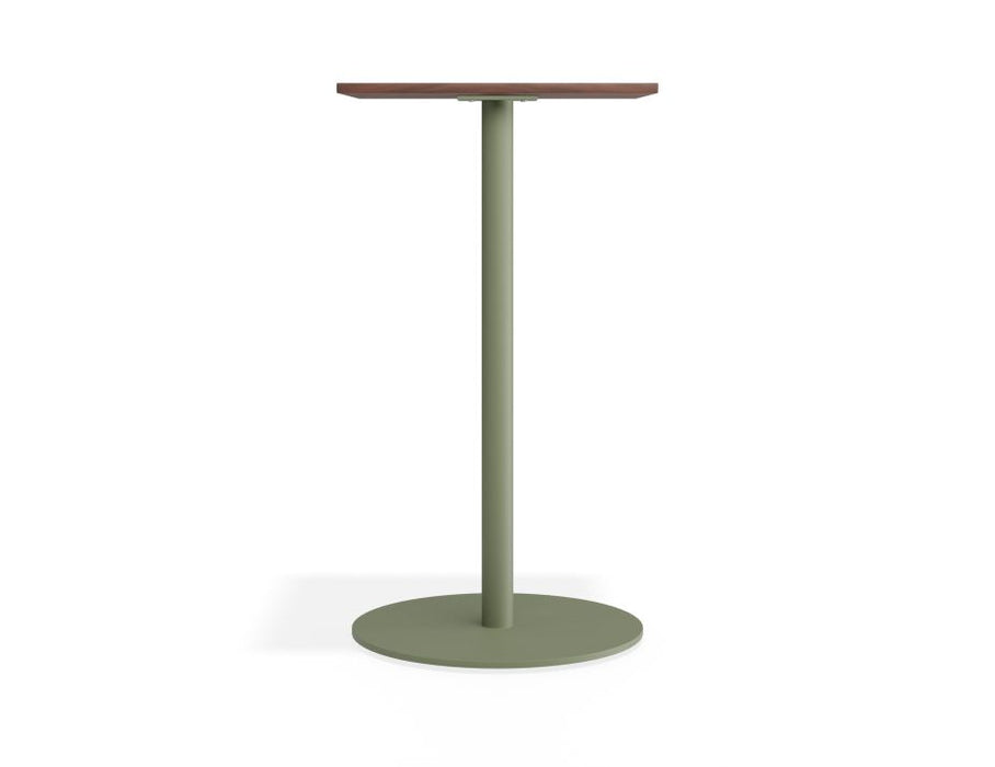 Roku Spotted Gum High Bar Table - Outdoor - Eucalyptus Green - 56.5 x 56.5 Top