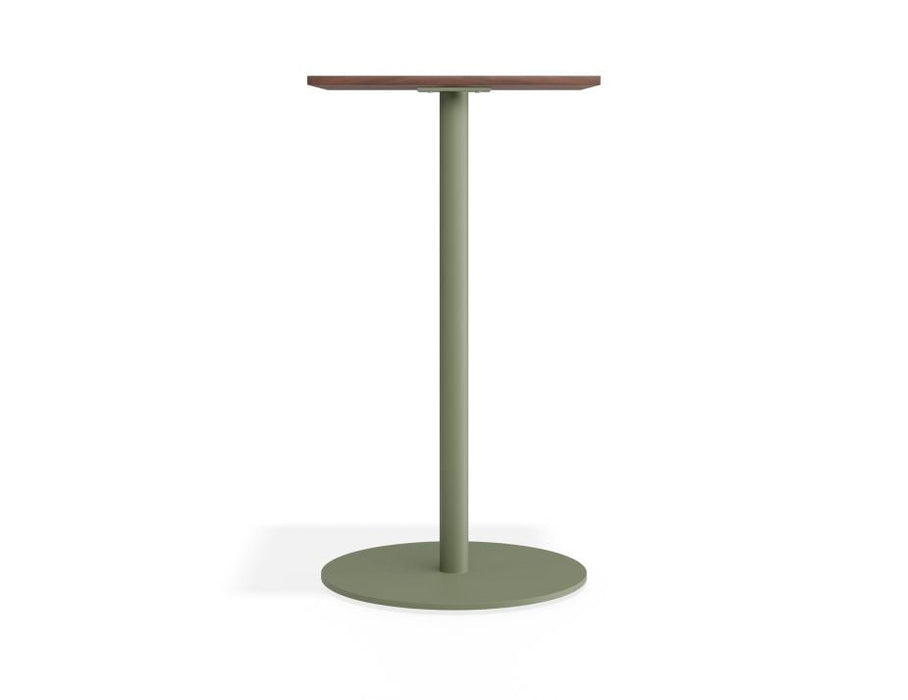 Roku Spotted Gum High Bar Table - Outdoor - Eucalyptus Green - 85 x 85 Top