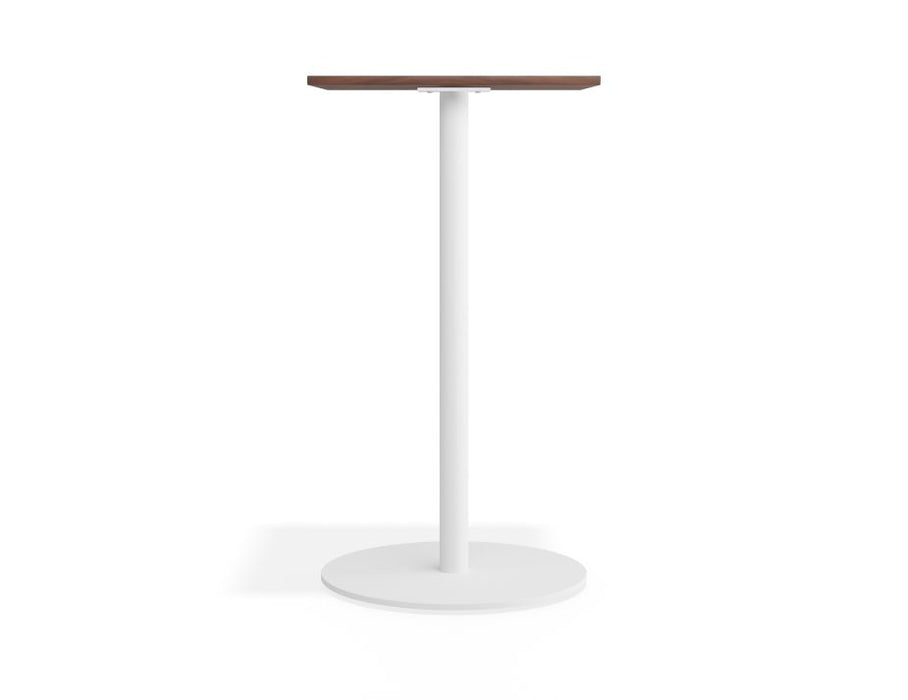 Roku Spotted Gum High Bar Table - Outdoor - White - 56.5 x 56.5 Top