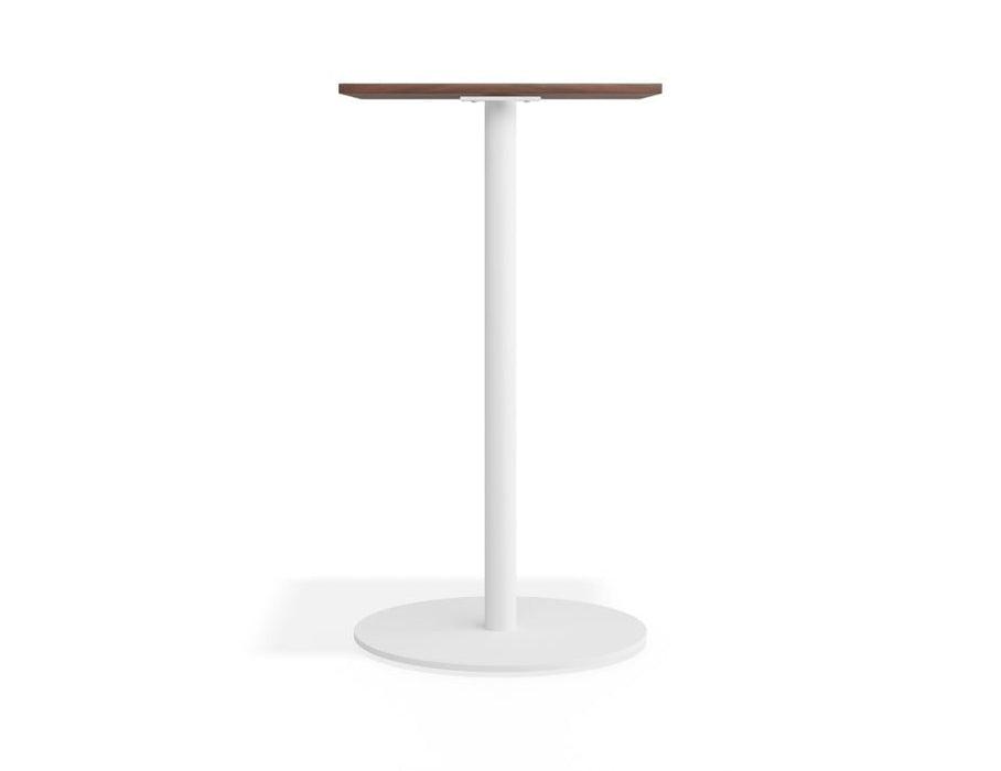 Roku Spotted Gum High Bar Table - Outdoor - White - 66 x 66 Top