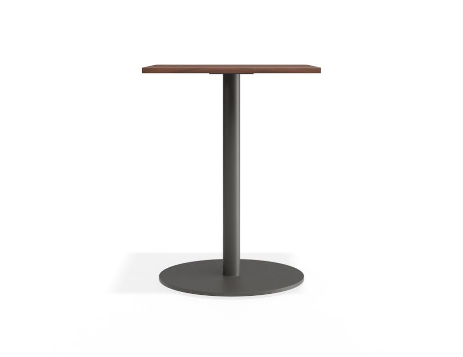 Roku Spotted Gum Cafe Table - Outdoor - Charcoal - 56.5 x 56.5cm Top