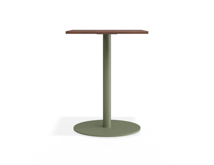 Roku Spotted Gum Cafe Table - Outdoor - Eucalyptus Green - 56.5 x 56.5cm Top